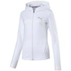 Women's Puma Urban Sports Zip-up Hoodie, Size: Medium, White