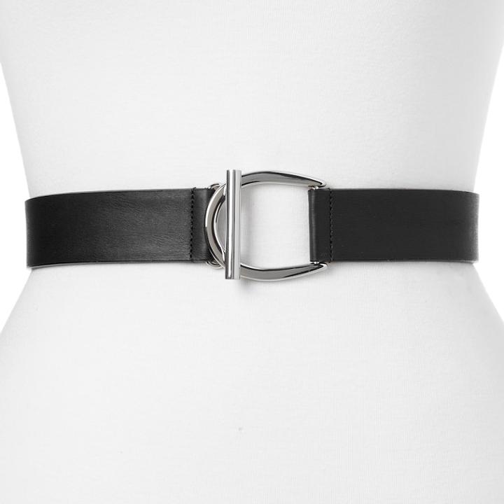 Men's Chaps Toggle Clasp Stretch Belt, Size: Small, Black