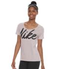Women's Nike Dry Training Graphic T-shirt, Size: Medium, Light Pink
