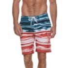 Men's Sonoma Goods For Life&trade; Patriotic Cargo Swim Trunks, Size: Small, Red