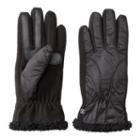 Women's Isotoner Water Repellent Chenille Tech Gloves, Size: S-m, Black