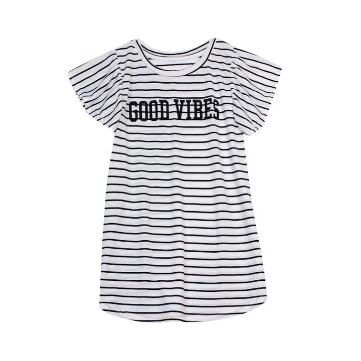 Girls 7-16 & Plus Size Harper & Elliott Ruffle Sleeve Graphic Tee, Size: M Plus, White
