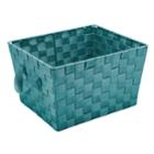 Kennedy Home Collection Woven Strap Storage Tote, Adult Unisex, Size: Large, Blue
