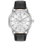 Citizen Eco-drive Men's Corso Black Leather Watch - Bu2070-04a, Size: Large