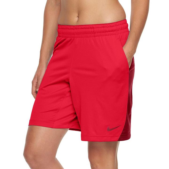 Women's Nike Basketball Shorts, Size: Medium, Dark Pink