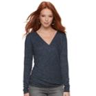 Women's Rock & Republic&reg; Twist Top, Size: Xs, Med Blue