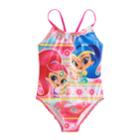 Girls 4-6x Shimmer & Shine One Piece Swimsuit, Size: 5-6, Pink
