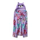 Girls 4-16 Komar Animal Hooded Fleece Wrap, Lt Purple