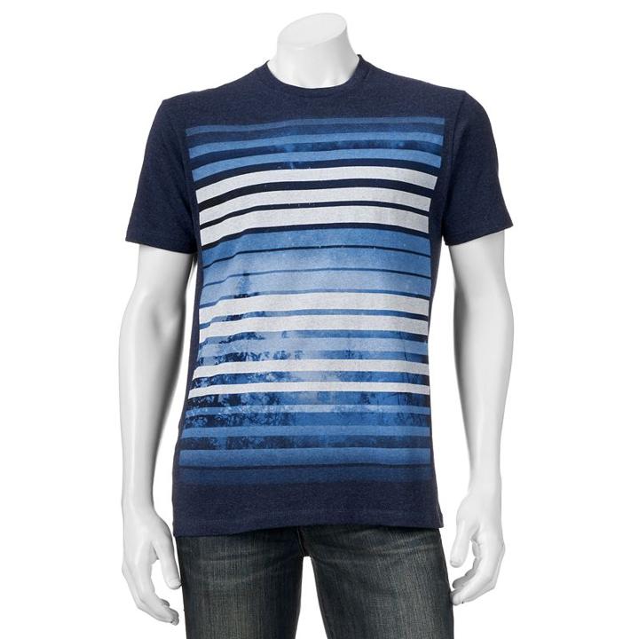 Men's Apt. 9&reg; Nature Tee, Size: Xl, Blue (navy)