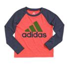 Boys 4-7x Adidas Climalite Raglan Tee, Boy's, Size: 4, Brt Red