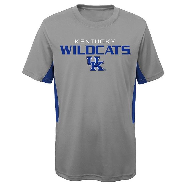 Boys 8-20 Kentucky Wildcats Mainframe Performance Tee, Size: L 14-16, Grey