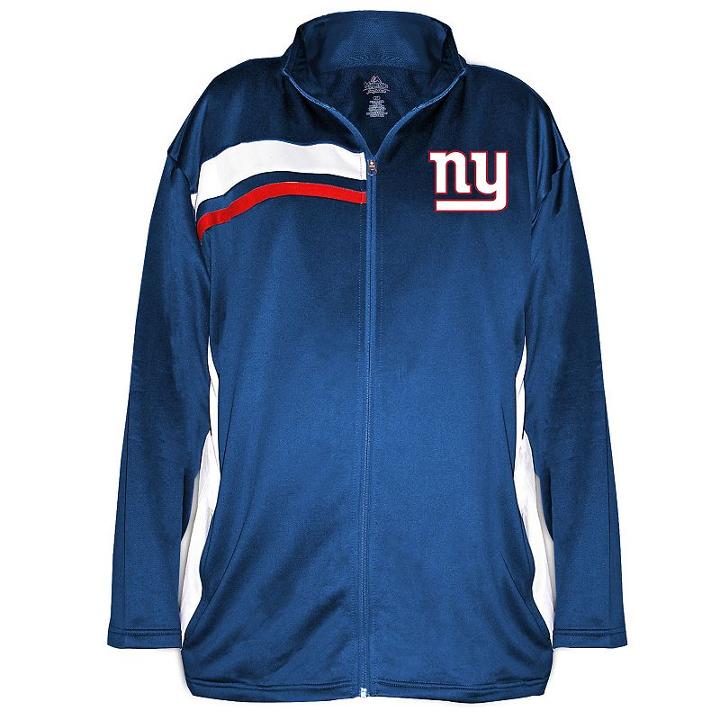 Plus Size New York Giants Fleece Jacket, Women's, Size: 4xl, Brt Pink