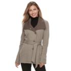 Women's Sebby Collection Fleece Jacket, Size: Xl, Lt Brown
