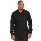 Big & Tall Apt. 9&reg; Jaspe Premier Flex Slim-fit Stretch Button-down Shirt, Men's, Size: 3xl Tall, Oxford