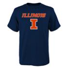 Boys' 4-18 Illinois Fighting Illini Goal Line Tee, Size: 8-10, Dark Blue