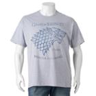 Big & Tall Game Of Thrones Winter Is Coming Tee, Men's, Size: Xxl Tall, Dark Grey