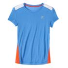 Girls 7-16 Fila Sport&reg; Colorblock Mesh Thin Layer Tee, Girl's, Size: Xs/s(7/8), Blue (navy)