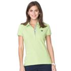 Women's Chaps Polo, Size: Xl, Green