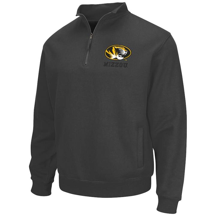 Men's Missouri Tigers Fleece Pullover, Size: Small, Dark Grey