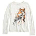 Girls 7-16 & Plus Size Mudd&reg; Long Sleeve Graphic Tee, Size: 16 1/2, White