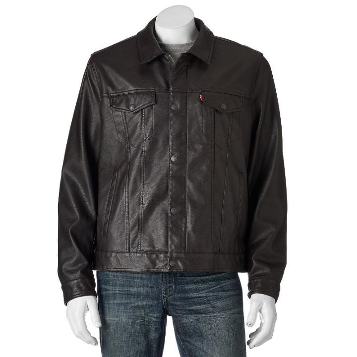 Men's Levi's&reg; Trucker Jacket, Size: Large, Dark Brown