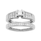 14k Gold Igl Certified 1 Carat T.w. Diamond Engagement Ring Set, Women's, Size: 5.50, White