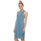 Women's Tek Gear&reg; Racerback Dress, Size: Medium, Turquoise/blue (turq/aqua)