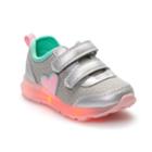 Carter's Davita Toddler Girls' Light Up Shoes, Size: 8 T, Silver