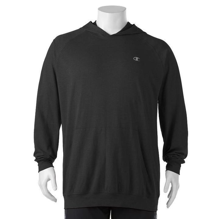 Big & Tall Champion Relaxed-fit Hoodie, Men's, Size: 3xl Tall, Black