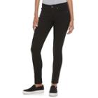 Juniors' So&reg; Low Rise Jeggings, Teens, Size: 17 Long, Black