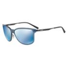 Arnette Hundo-p2 An3074 55mm Rectangle Mirror Sunglasses, Women's, Grey (charcoal)