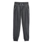 Girls 7-16 So&reg; Cozy Lace-up Jogger Pants, Size: 7-8, Black