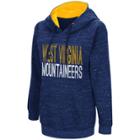 Women's Campus Heritage West Virginia Mountaineers Throw-back Pullover Hoodie, Size: Large, Dark Blue