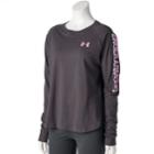 Women's Under Armour Tri-blend Long Sleeve Metallic Graphic Tee, Size: Xs, Grey