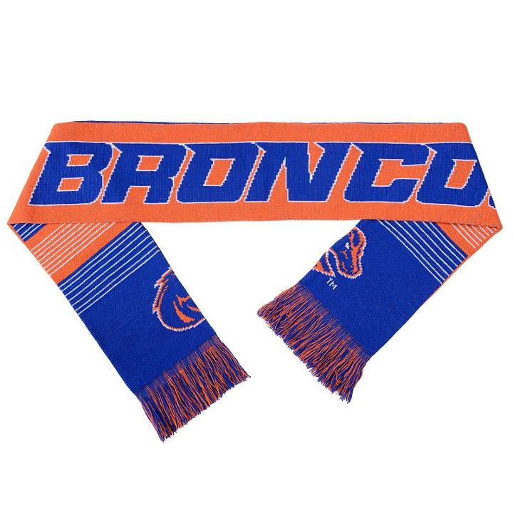 Adult Forever Collectibles Boise State Broncos Reversible Scarf, Adult Unisex, Blue