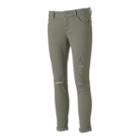 Juniors' Tinseltown Ripped Twill Ankle Pants, Girl's, Size: 5, Med Green
