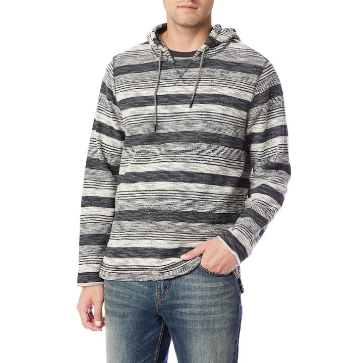 Men's Unionbay Lakeside Pull-over Hoodie, Size: Medium, Black