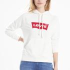 Women's Levi's&reg; Logo Pullover Hoodie, Size: Small, White