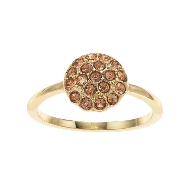 Lc Lauren Conrad Pink Cluster Ring, Women's, Size: 7