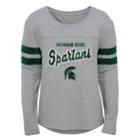 Girls 7-16 Michigan State Spartans Field Armour Tee, Size: Medium, Grey