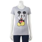 Disney's Mickey Mouse Juniors' Sitting Graphic Tee, Teens, Size: Medium, Ovrfl Oth