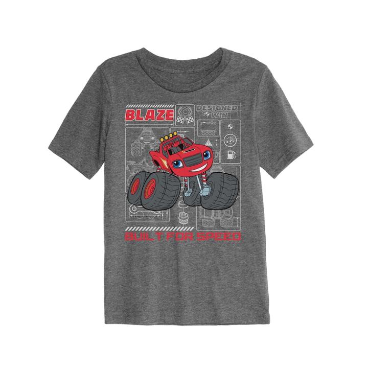 Toddler Boy Jumping Beans&reg; Blaze & The Monster Machines Graphic Tee, Size: 3t, Grey