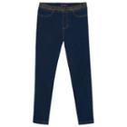 Girls 4-6x French Toast Metallic Waist Skinny Denim Pants, Girl's, Size: 6x, Blue Other