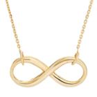 10k Gold Infinity Necklace, Women's, Size: 18, Yellow