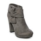 Lc Lauren Conrad Clair Women's High Heel Ankle Boots, Size: 7.5, Med Grey