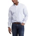 Men's Chaps Regular-fit Stretch Easy-care Button-down Shirt, Size: Medium, Blue