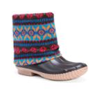 Muk Luks Sydney Women's Water-resistant Rain Boots, Girl's, Size: 7, Brown