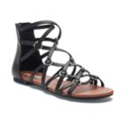 Unleashed By Rocket Dog Haiku Women's Gladiator Sandals, Size: Medium (7), Black