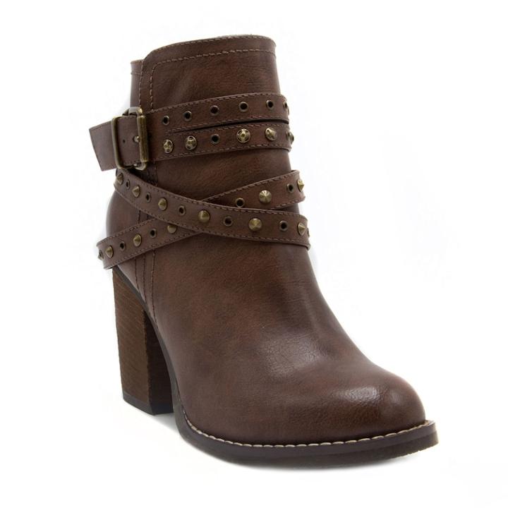 Sugar Poppies Women's Ankle Boots, Size: Medium (11), Dark Brown