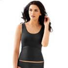 Women's Bali One Smooth U All-around Smoothing Seamless Tank 2b88, Size: Small, Grey (charcoal)